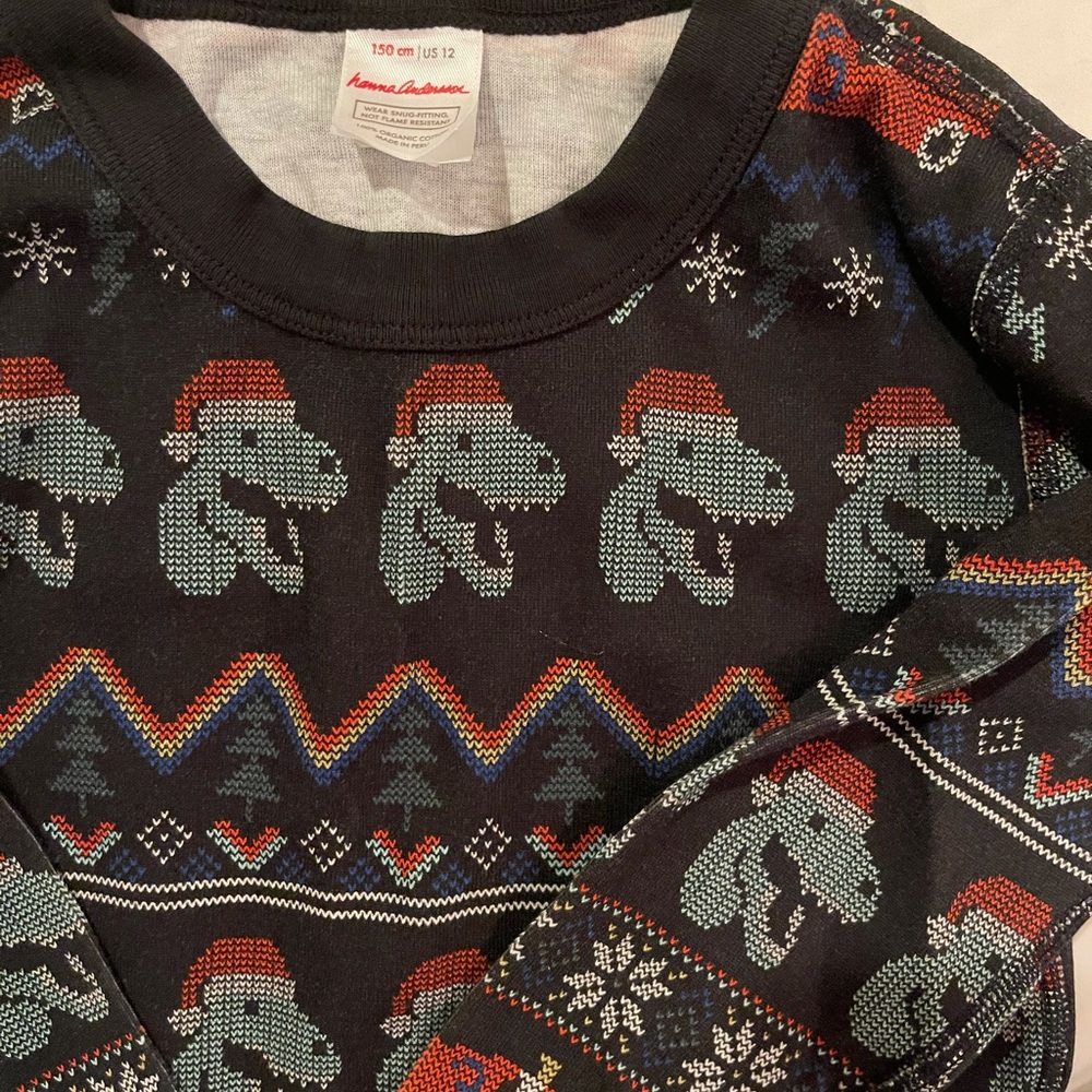 Christmas pajamas never worn size 12